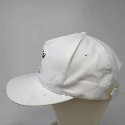 Head To Toe 5 Panel White McDonalds Simplot Fries Strapback Hat Logo Vintage