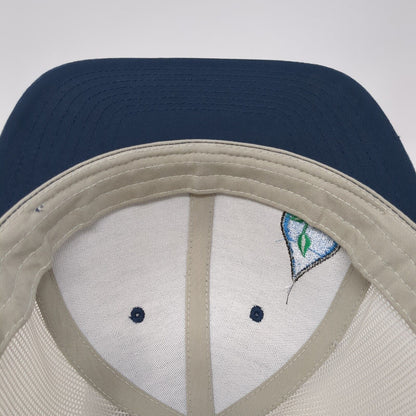Aquairr.com Snapback Trucker Hat Blue OS Adjustable Mesh Back Classics Yupoong
