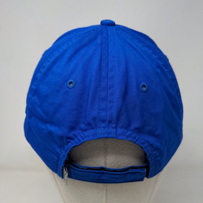 Old Memorial Strapback Hat Blue OSFA Embroidered 6 Panel Imperial