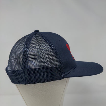 Ole Miss Rebels Snapback Trucker Hat Blue OSFA Adjustable Mesh Port Authority