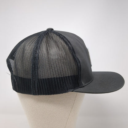 C² Snapback Trucker Hat Gray One Size Adjustable Embroidered Classics Yupoong