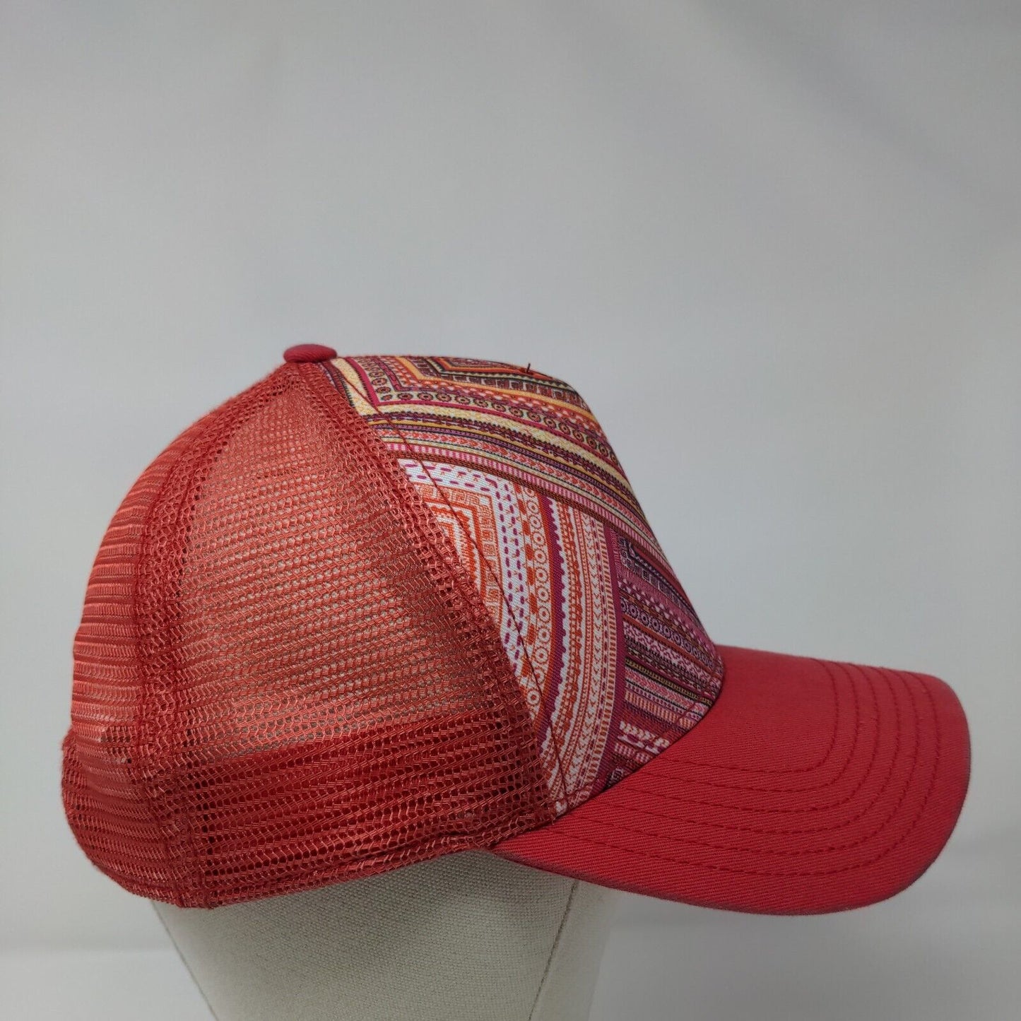 prAna La Viva Snapback Trucker Hat Multi One Size Mesh Back Adjustable