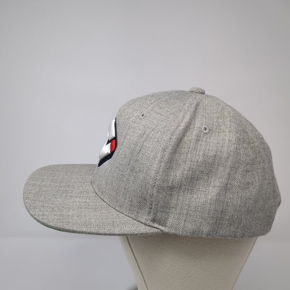 Odi Snapback Hat Gray One Size Adjustable Embroidered The Classics Yupoong