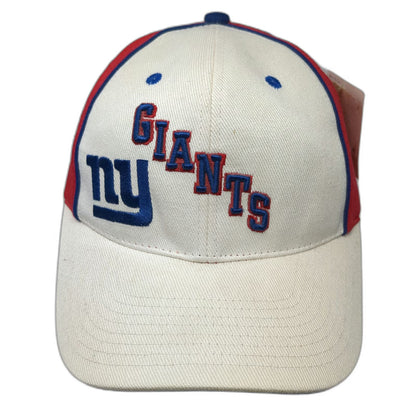New York Giants NFL Baseball Cap White Red Blue One Size Strapback Logo Team Hat