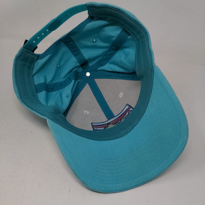 Patagonia Snapback Hat Blue One Size Adjustable Embroidered Logo Vented Holes