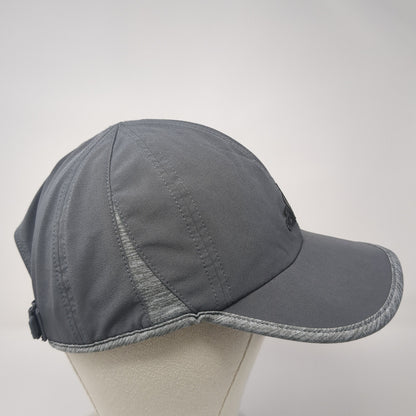 Adidas Strapback Hat Gray One Size 3 Stripes Adjustable Solid Outdoor