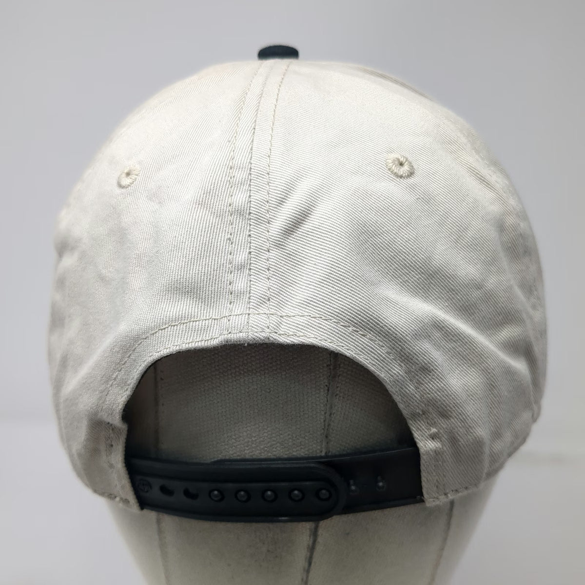 Minnesota Vikings NFL '47 5 Panel Beige Black One Size Snapback Hat Script Logo