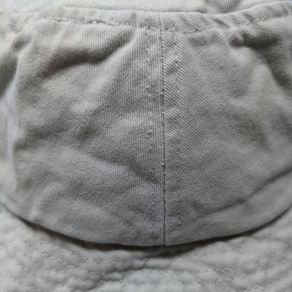 USA Football Men's Bucket Hat Gray Chin Strap 100% Cotton Embroidered Logo
