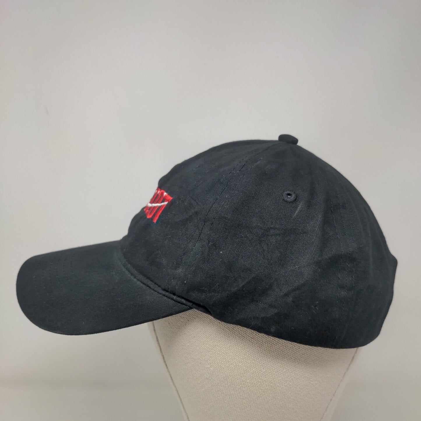 Bidslot Slideback Hat Black One Size Adjustable Embroidered Port & Company