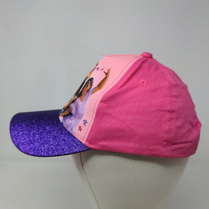 Disney Encanto Girl's Strapback Hat Multicolor Sparkly Adjustable