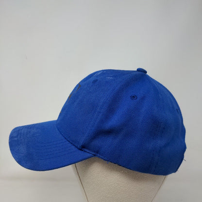 RF Roger Federer Strapback Hat Blue One Size Adjustable Vent Holes Vintage