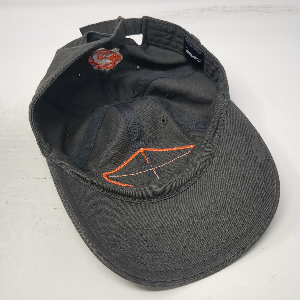 Captivating Boise State Broncos NCAA Cap Gray One Size Slideback Embroidered