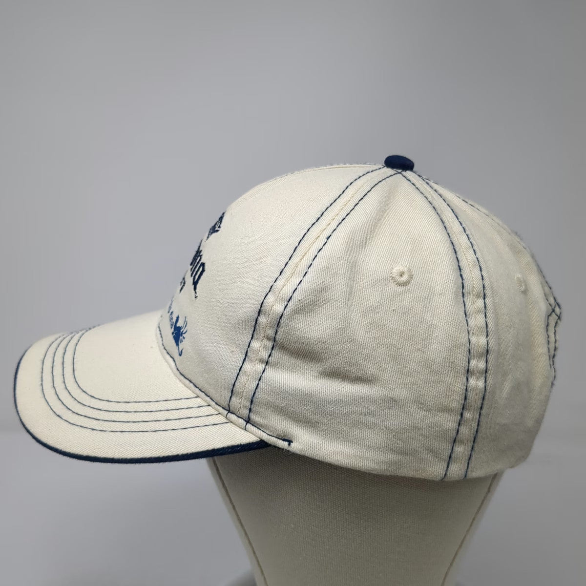HB Sportgear 5 Panel Beige Blue One Size Corona Extra Beer Contrast Stitch Hat