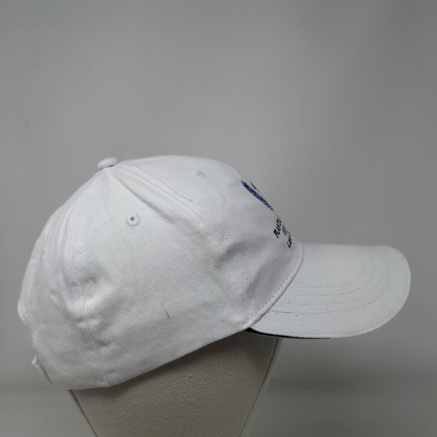 Plantation Palms Golf Club Land O Lakes FL Strapback Hat White One Size 6 Panel