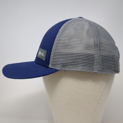 Bigtruck Trucker Hat Blue One Size Mesh Back Graphic Lining Logo Patch Snapback