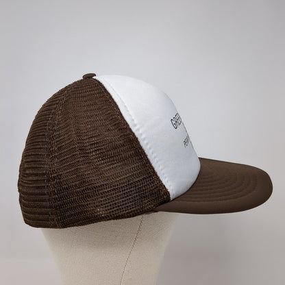Green & Gabler Studio Perryville Missouri Snapback Trucker Hat Brown OS Mesh