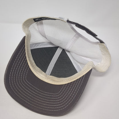 Evans Pipe & Steel Co Strapback Trucker Hat Gray One Size Mesh Back