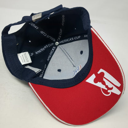 America's Cup 5 Panel Blue One Size Bermuda 2017 Sailing XL Catlin Cotton Hat