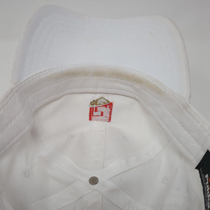 Wells Fargo Championship Strapback Hat White OS Adjustable Embroidered Pukka