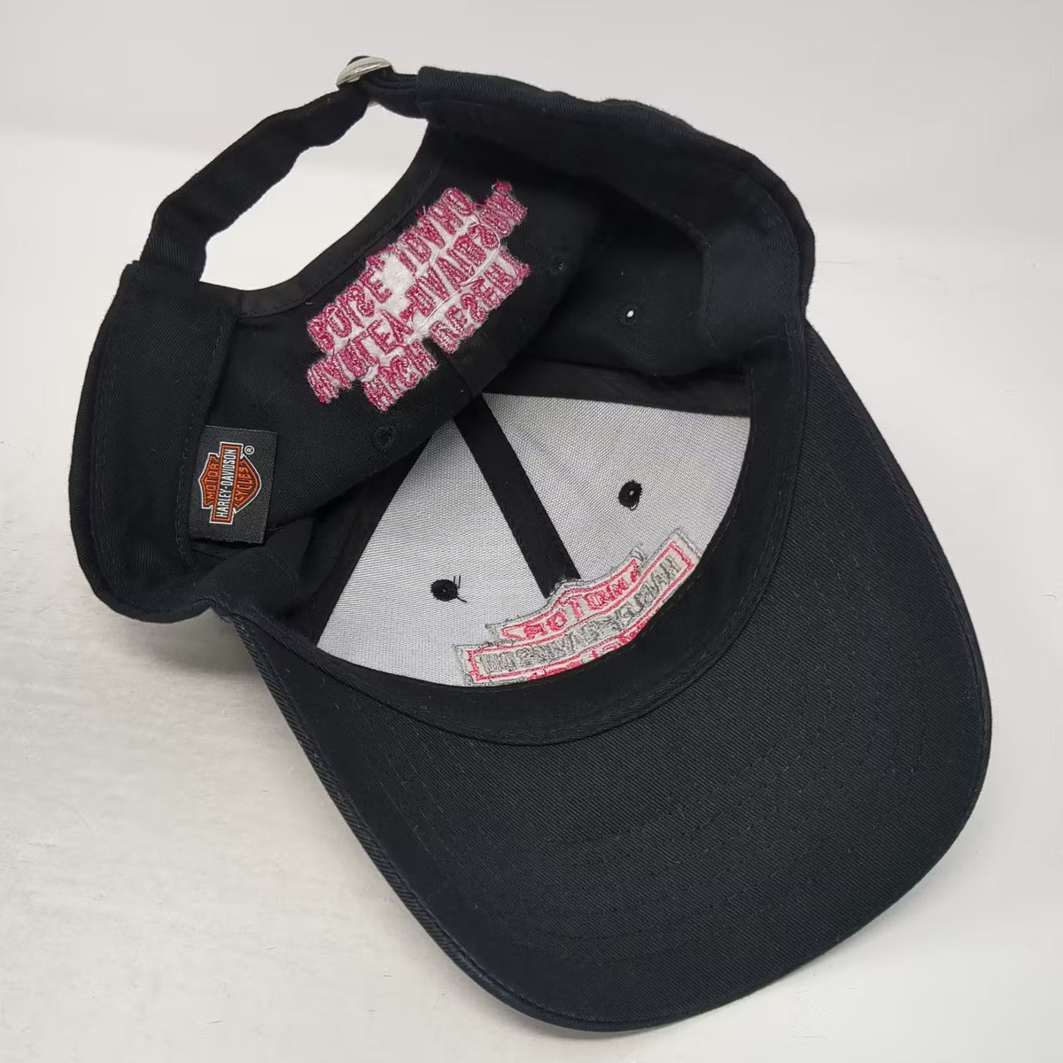 Harley-Davidson High Desert Boise Idaho Black Pink Baseball Cap One Size Hat