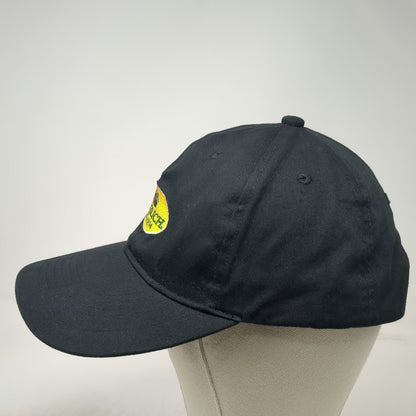 Eckrich Smoked Meats Logo Patch Baseball Cap Black One Size Strapback Hat
