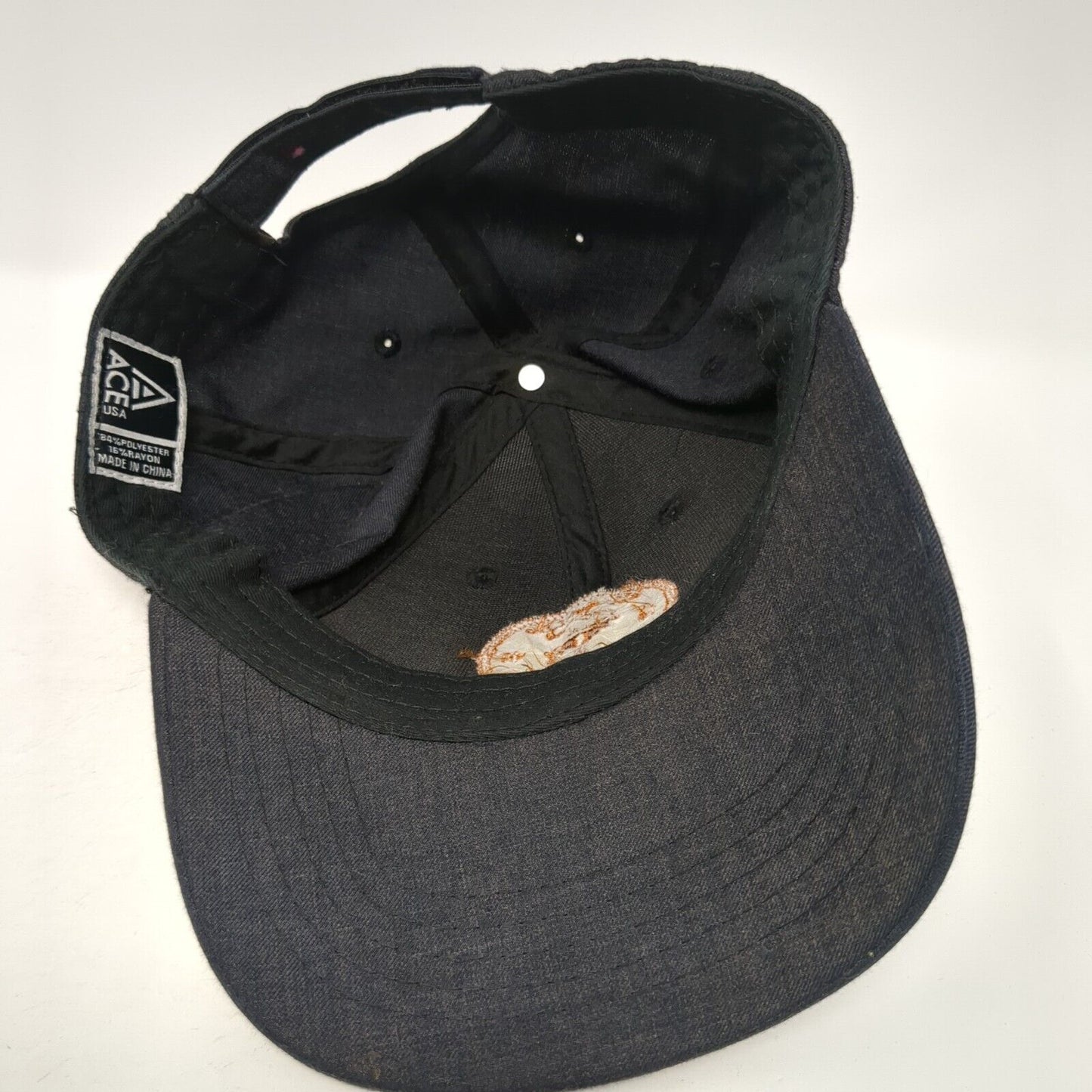 McCall Idaho 1917 Strapback Hat Blue One Size Adjustable Embroidered ACE USA