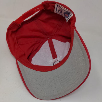 Logo 7 Men's Snapback Hat Red Size OSFA Embroidered NFL New York Giants Logo