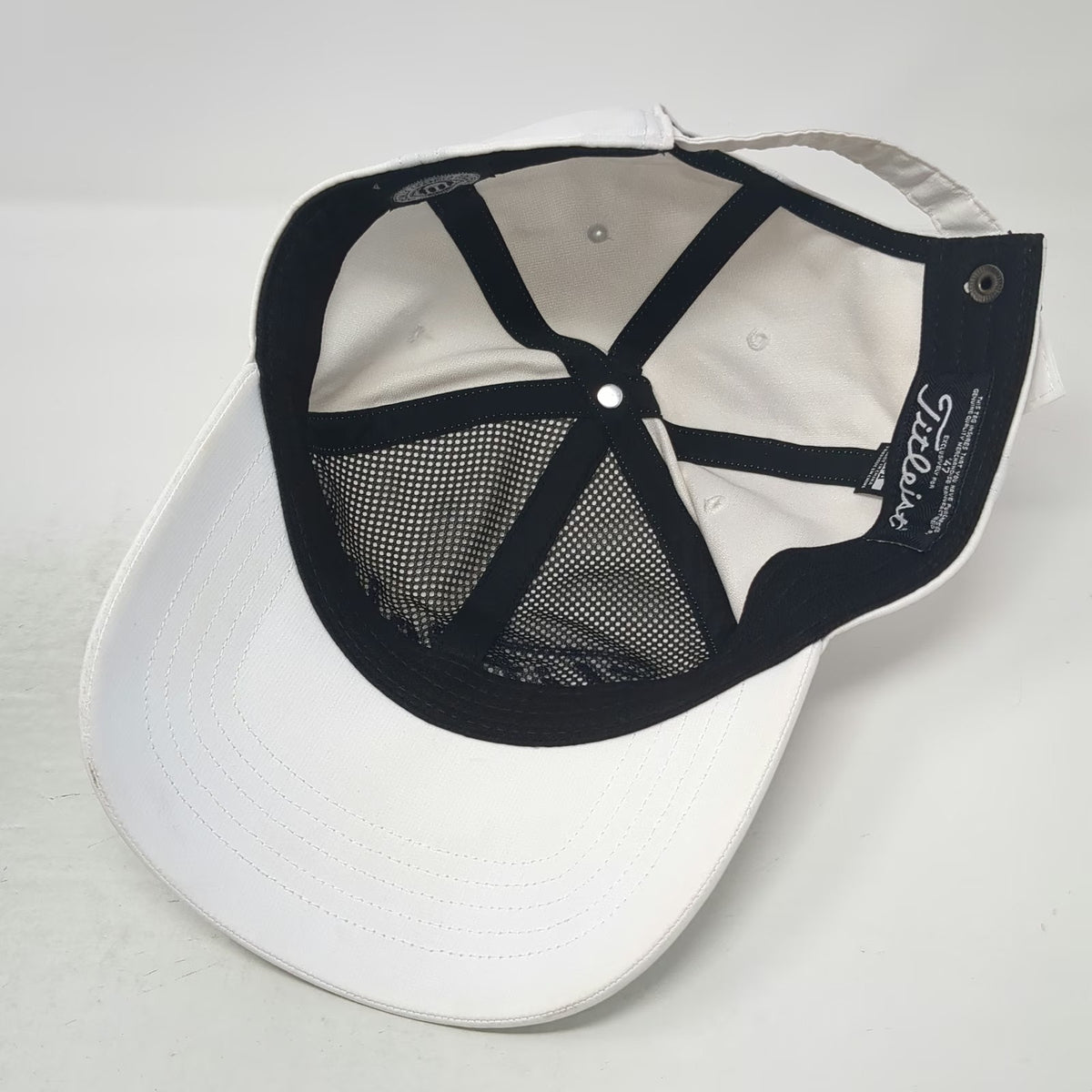 TCU Horned Frogs NCAA Titleist Cap White One Size Embroidered Slideback Strap
