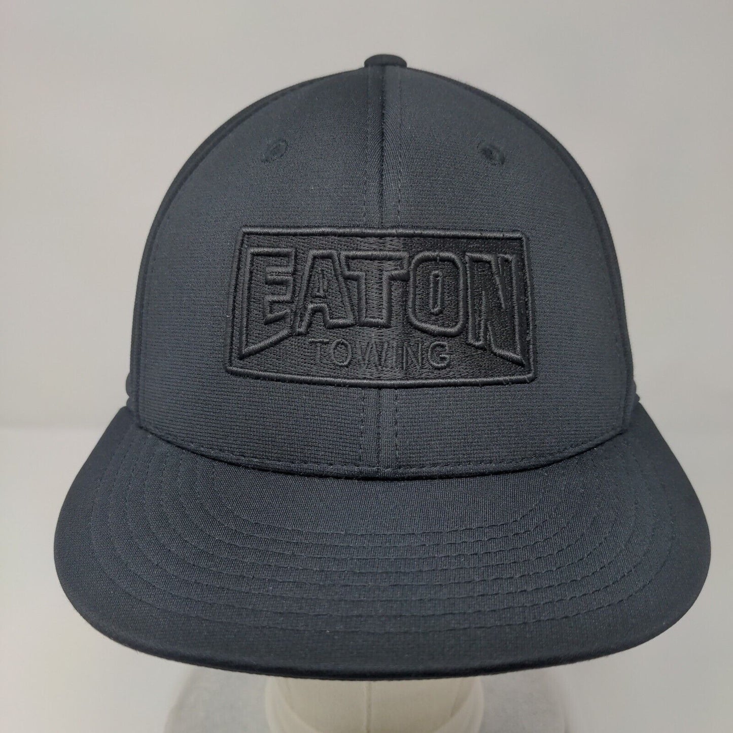 Eaton Towing Fitted Hat Black S/M Flexfit PTS Performance Team Series Richardson