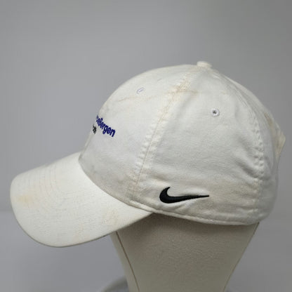 Nike Baseball Cap White One Size AmerisourceBergen MWI Animal Health Swoosh Hat