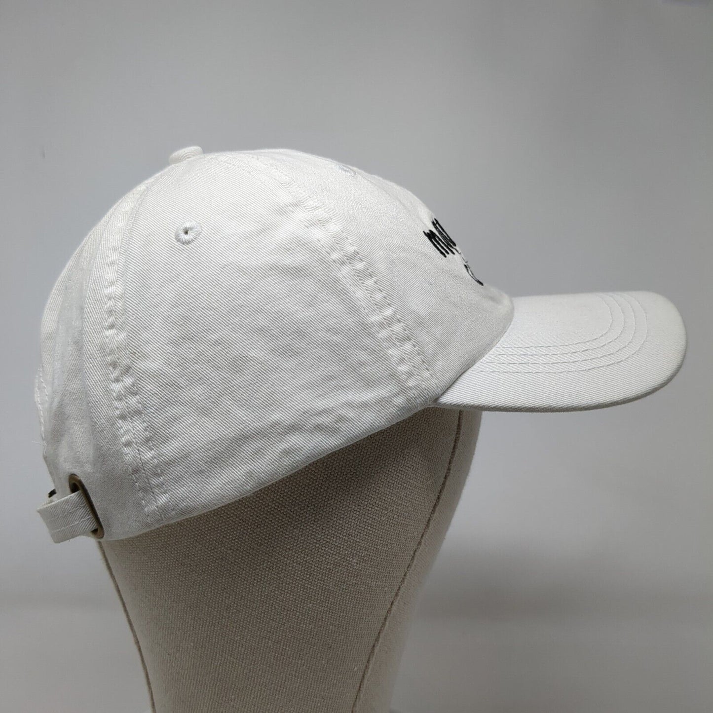 Mount Cinnamon Grenada West Indies Slideback Hat WHite OSFA Alternative Cotton