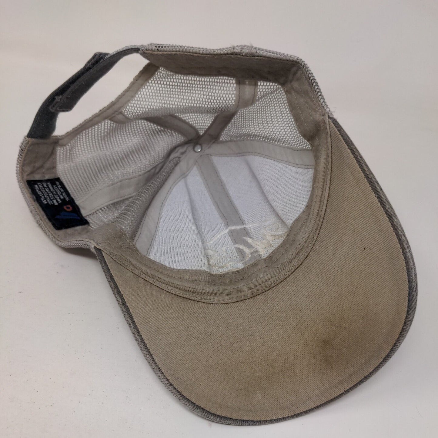 MCS (601) 758-0800 Snapback Trucker Hat Gray OSFA Adjustable Mesh Back