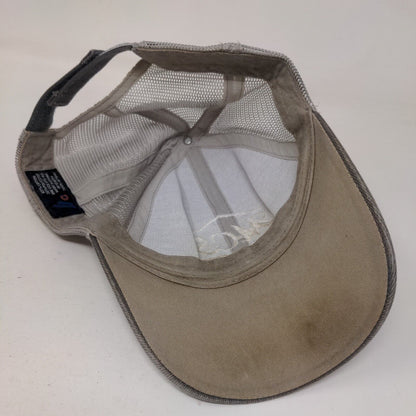 MCS (601) 758-0800 Snapback Trucker Hat Gray OSFA Adjustable Mesh Back