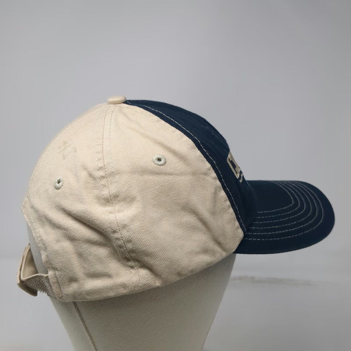 Ohiopyle Baseball Cap Blue Beige One Size Coronado California Logo Strapback Hat