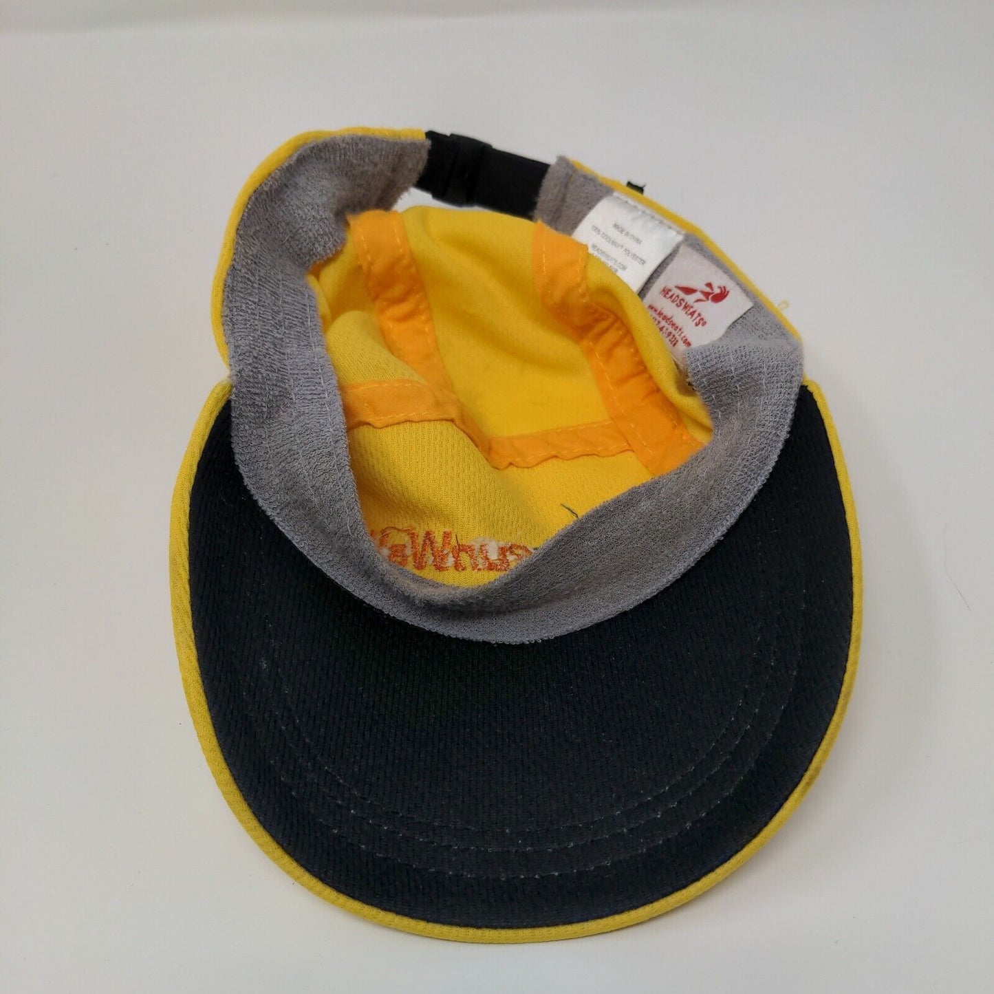 Boise Run Walk Strapback 5 Panel Hat Yellow One Size Embroidered