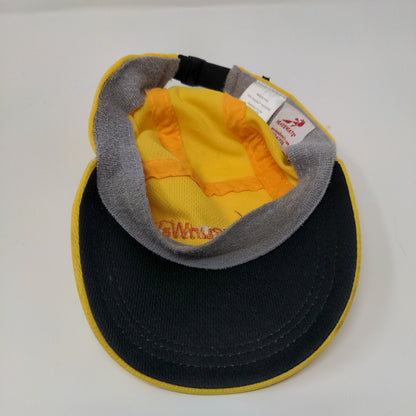 Boise Run Walk Strapback 5 Panel Hat Yellow One Size Embroidered