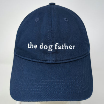 Blue One Size Baseball Cap the dog father Slideback Hat Embroidered Twill Cotton