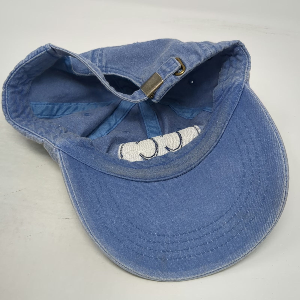 Anvil Cape Cod MA CC Patch Blue One Size Baseball Cap Hat Adjustable Slideback
