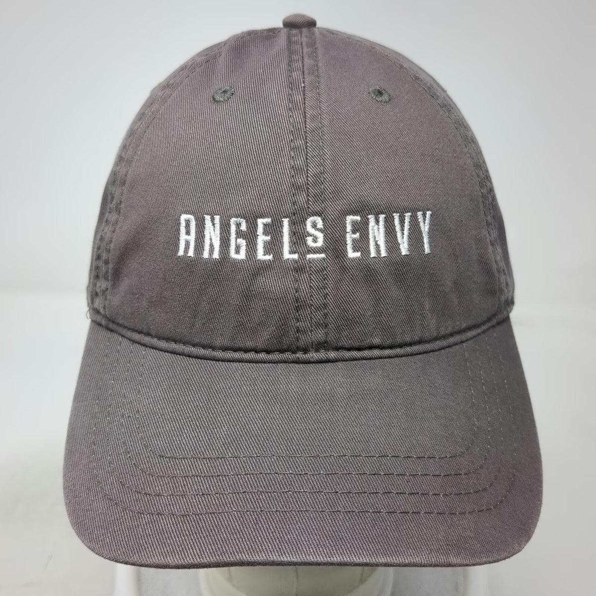 Cap America Gray Baseball Hat One Size Angels Envy Whiskey Wings Slideback Logo