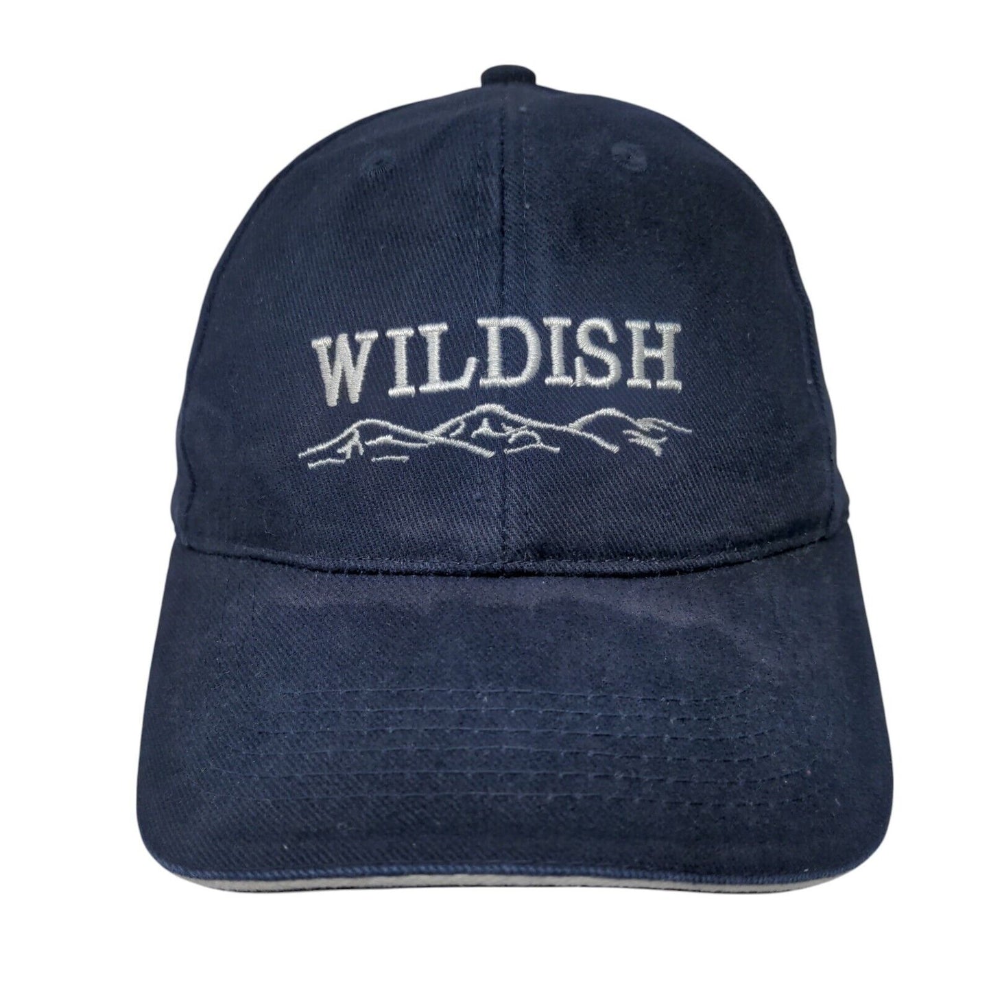 Wildish Strapback Hat Blue OSFA Adjustable Embroidered Eugene, OR