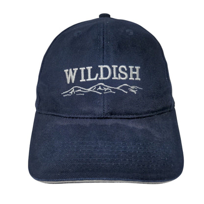 Wildish Strapback Hat Blue OSFA Adjustable Embroidered Eugene, OR