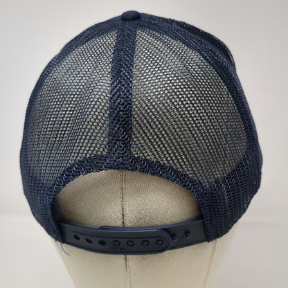 Otto Trucker Hat Blue One Size Montauk Brewing Co Mesh Rope Snapback Beer NY
