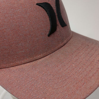 Hurley Baseball Cap Red Black One Size Nike Dri-FIT Mesh Back Logo Sports hat