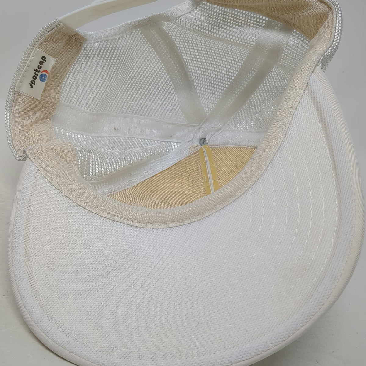 Sportcap Trucker Hat White One Size Idaho Lottery Foam Front Mesh Snapback
