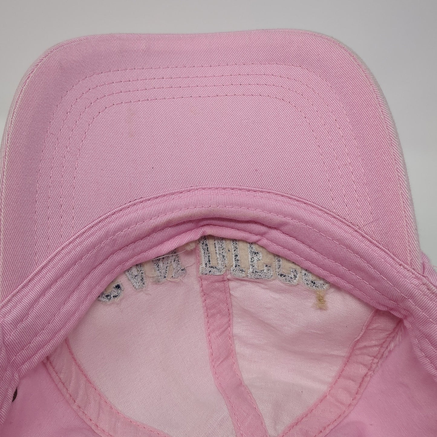 San Diego Slideback Baseball Cap Pink One Size Adjustable Embroidered 6 Panel