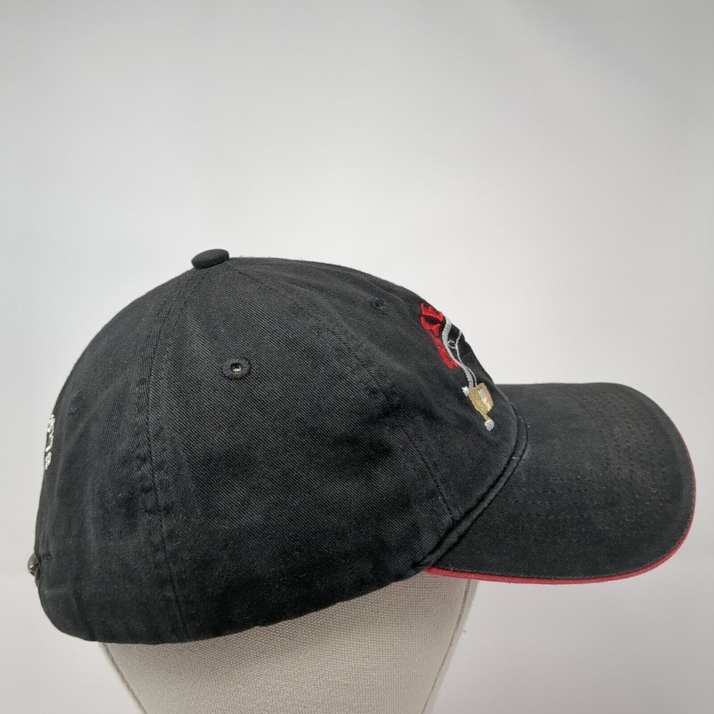 Bite Finders Slideback Hat Black OS Adjustable Embroidered Pacific Headwear