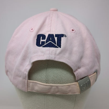 Caterpillar Baseball Cap Pink One Size CAT Logo Embroidered Slideback Cotton Hat