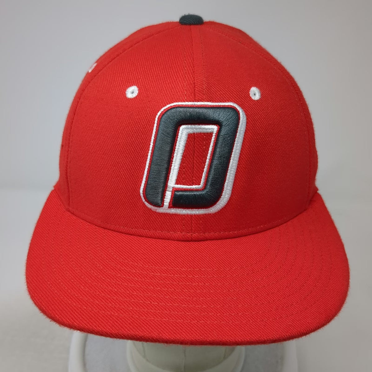 Nike Baseball Cap Red M Dri-Fit Storm Logo D Embroidered Flat Bill Hat