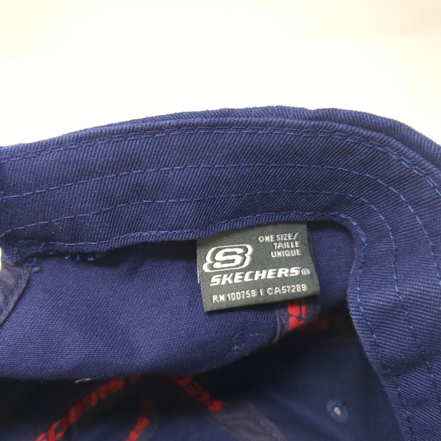 Skechers Slideback Hat Blue One Size Adjustable Embroidered S Logo