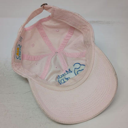 AIA March of Dimes Charity Logo Baseball Cap Pink One Size Slideback Cotton hat